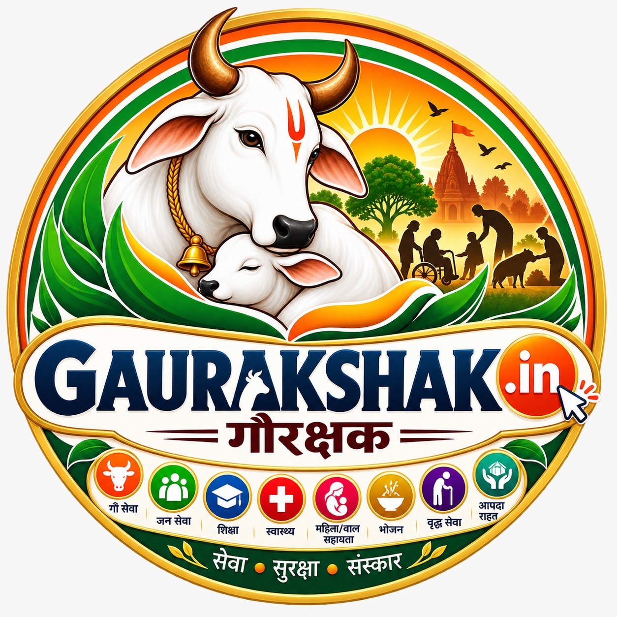 Gaurakshak Logo